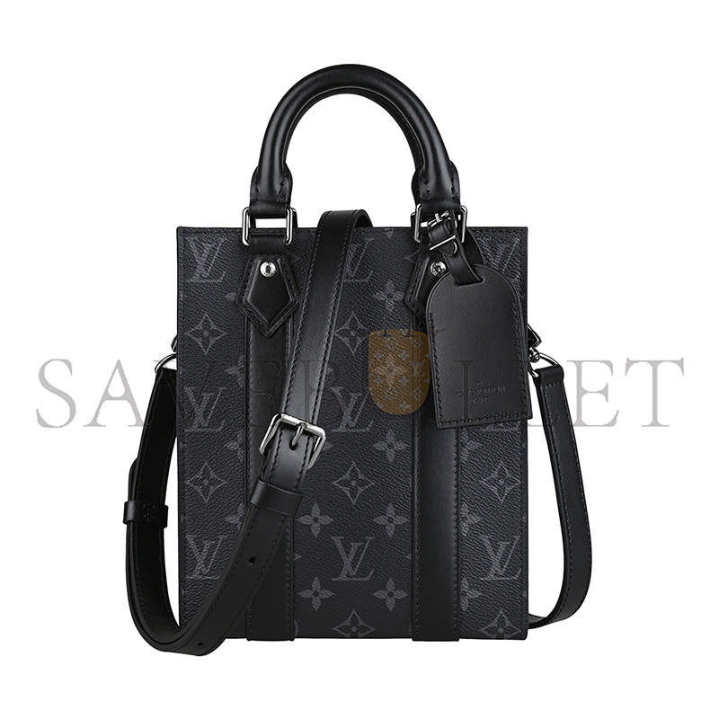 LOUIS VUITTON SAC PLAT MINI ECLIPSE BLACK M46453 (22*19*7cm)